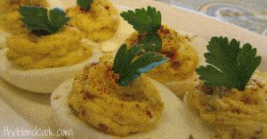 Bacon Horseradish Deviled Eggs
