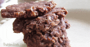 Nutella Kahlua No Bake Cookies