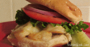 Sauteed Shrimp Burger