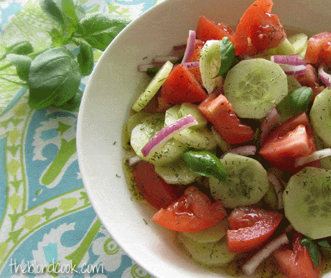 Cucumber Tomato Salad