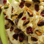 White Chocolate Pistachio Cranberry Bark