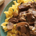 Ragout of Beef with Cranberries & Mushrooms