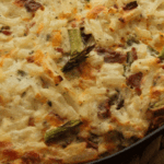 Crack Potatoes with Asparagus