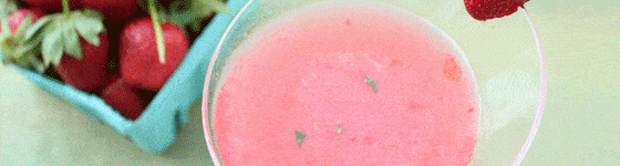 Strawberry Basil Martini