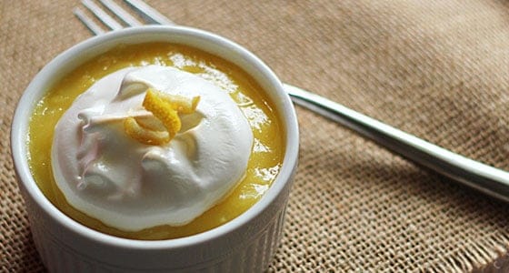 Microwave Lemon Meringue Cupcakes