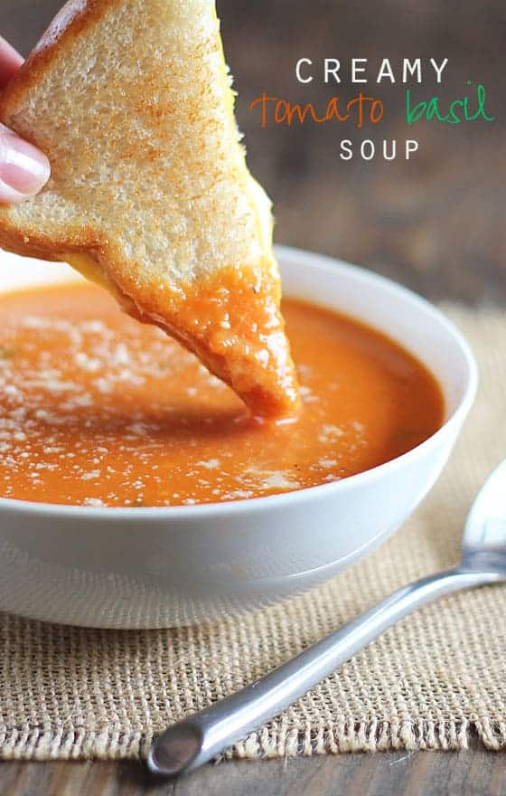 Creamy Tomato Basil Soup