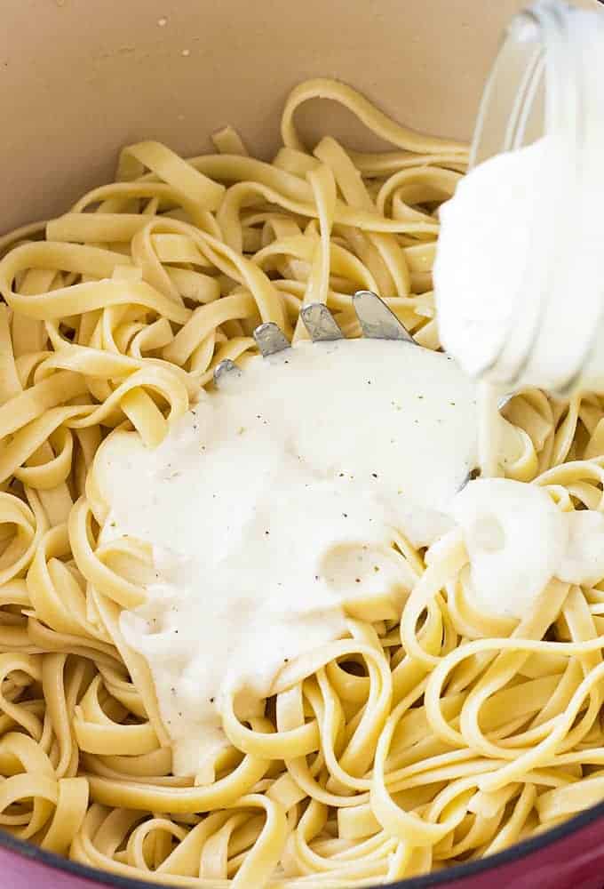 Easy Alfredo Sauce | The Blond Cook
