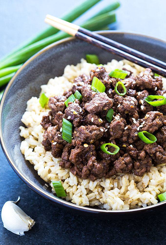 Easy Korean Beef Bowl The Blond Cook