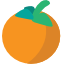 An emoji of an orange.