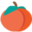 An emoji icon of a peach.