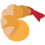 An emoji of a shrimp.
