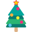 An emoji of a decorated Christmas tree.