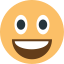 An emoji of a smiling yellow face.