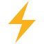 An emoji of a yellow lightning bolt.