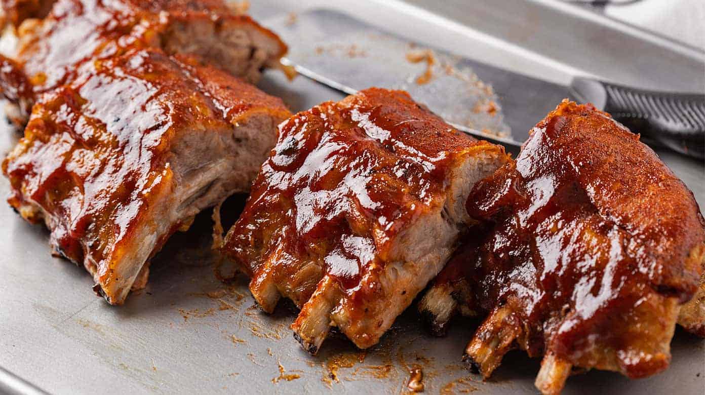 Baked Barbecue Pork Ribs The Blond Cook