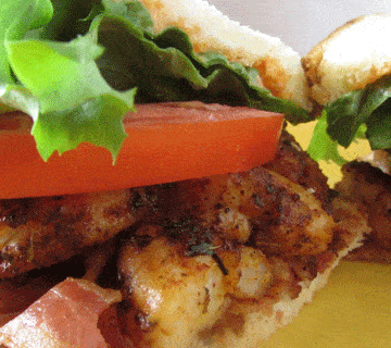 Blackened Shrimp BLT Sandwich