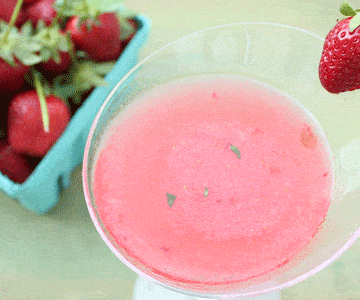 Strawberry Basil Martini