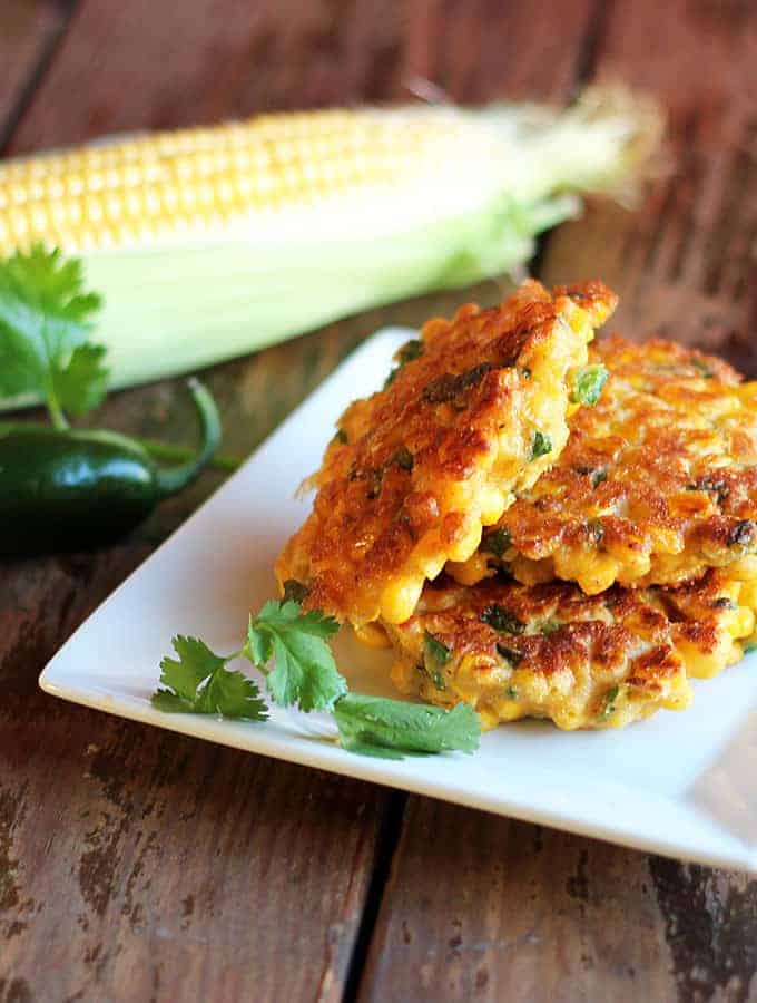 Jalapeno Corn Fritters -- A delicious side dish or appetizer!