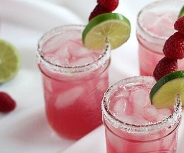 Raspberry Beer Margaritas