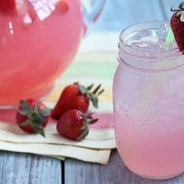 Hippie Juice ~ An EASY, lower calorie version of Hippie Juice using Crystal Light Pink Lemonade