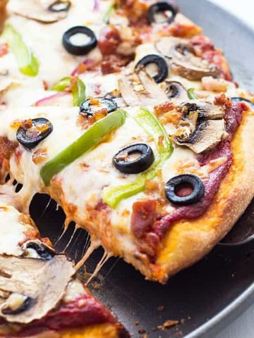 Pizza Dough Recipe for the Best Pizza Crust | theblondcook.com