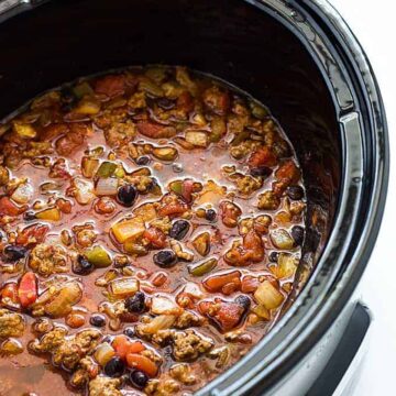 Crock Pot Black Bean Chili