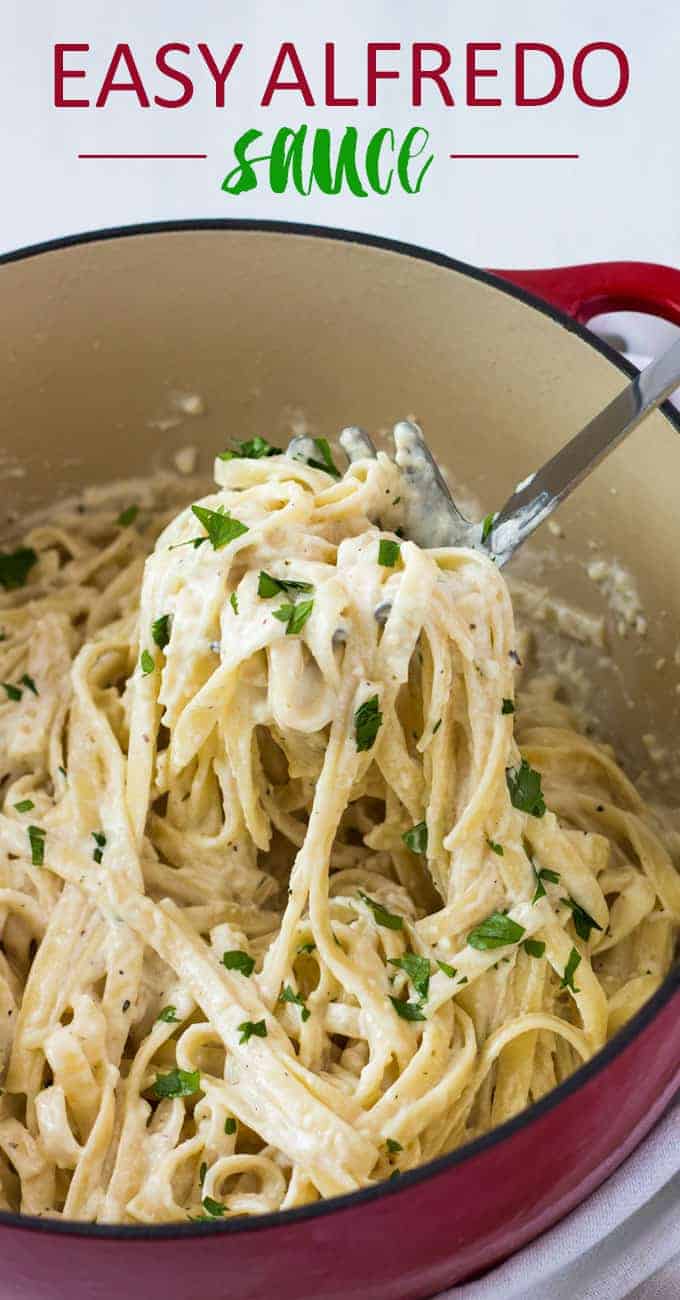 Easy Alfredo Sauce The Blond Cook