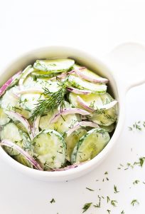 German Cucumber Salad | The Blond Cook