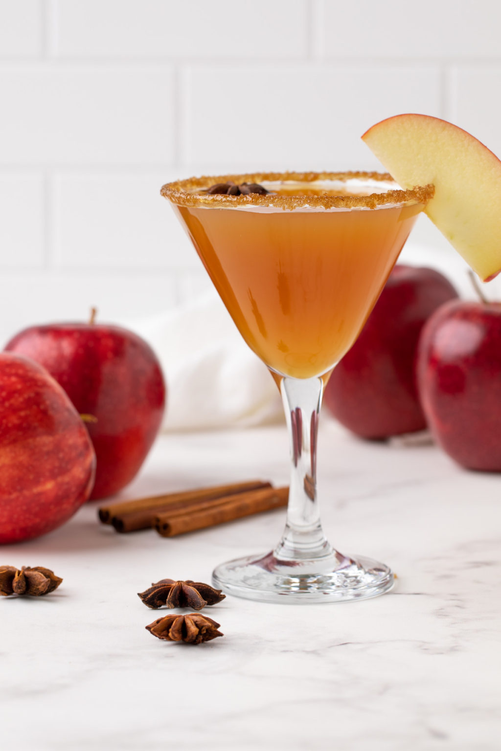 Caramel Apple Martini | The Blond Cook