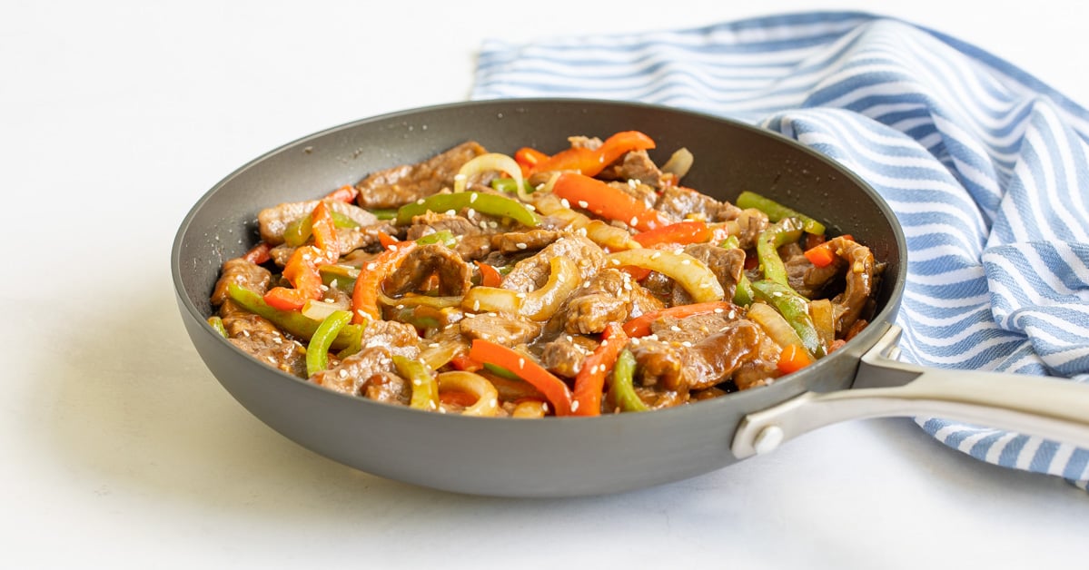 Chinese Pepper Steak | The Blond Cook