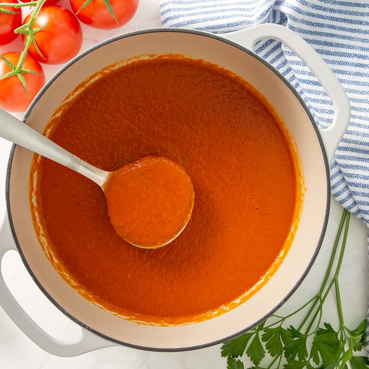 Easy Tomato Soup | The Blond Cook