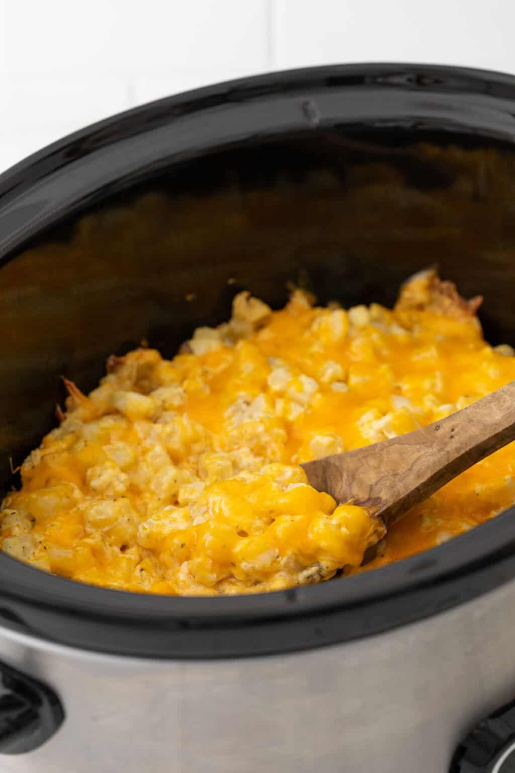 Crock Pot Cheesy Potatoes | The Blond Cook